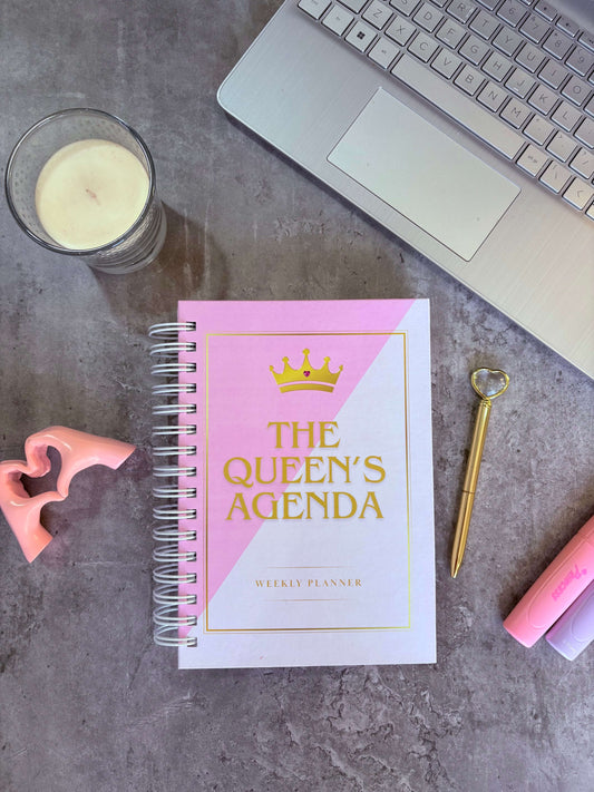 Blush Pink Weekly Planner by The Queen’s Agenda
